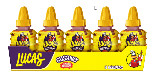 Lucas Gusano Tamarindo 10 Ct