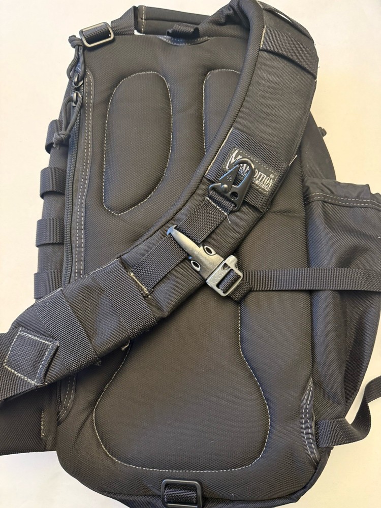 Maxpedition Sitka Gearslinger Black Backpack Sling Bag 0431B