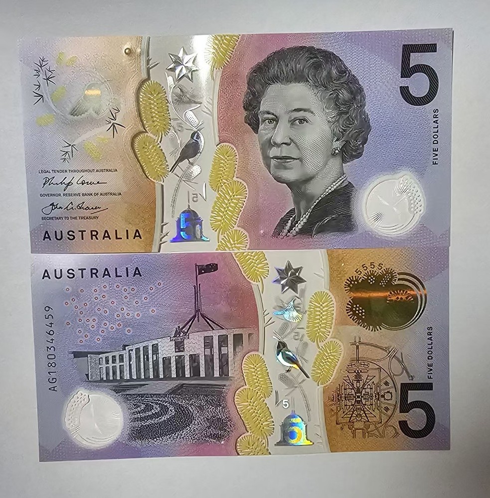 2018 Australia 5 Dollars P 62 Polymer UNC NEW Banknote
