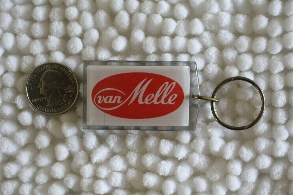 Van Melle's Dinner Delight Chocolate Covered Mint Patties Keychain Key Ring