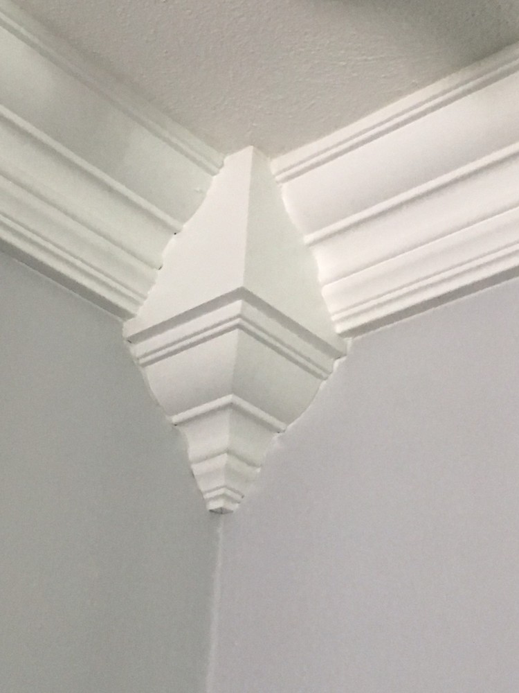 Crown Molding Corners inside Blocks For 4 5/8" Transition 5 Pack!