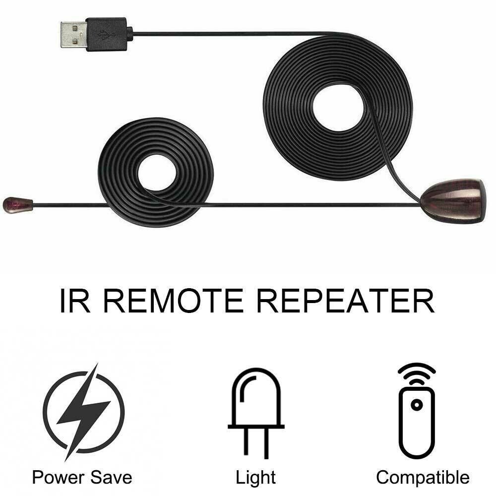 IR Infrared Remote Control Extender Receiver USB Emitter Repeater Media System