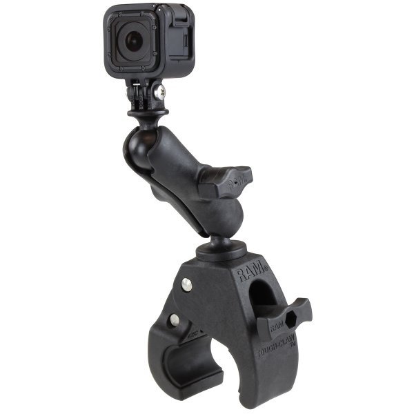 RAM Mount Medium Tough-Claw Mount with Custom GoPro Hero Adapter