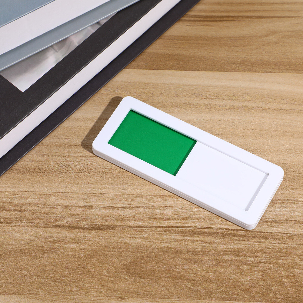Open Closed Slider Privacy Sign Blank Self Adhesive Indicator Sign for Office