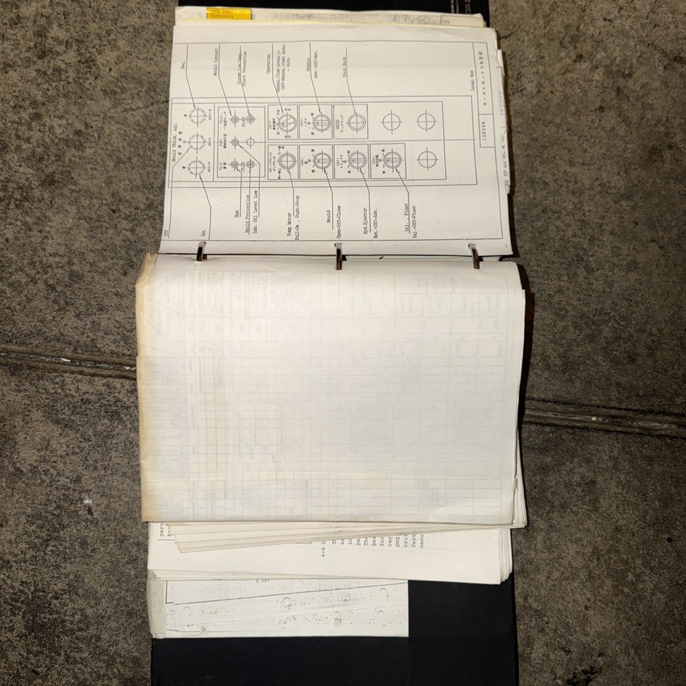 j200SB JSW Molding Machine Manual/ 80s