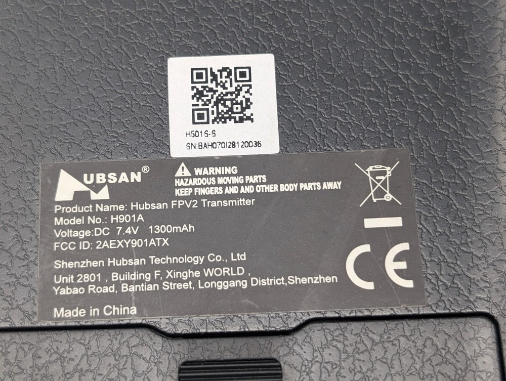 Hubson FPV2 H901A Drone Transmitter Only Remote (K7)