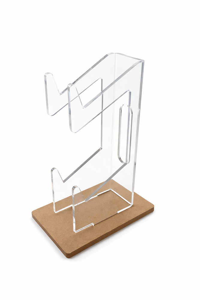 PS5 / Xbox Controller Holder Stand – Clear Acrylic Gaming Display Desk Organizer
