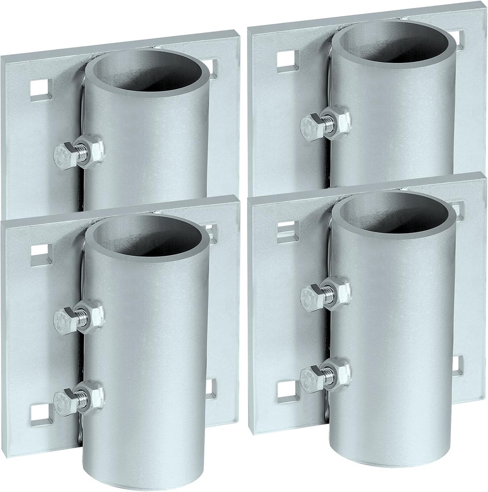 Stationary Dock Side Leg Pipe Holder Dock Brackets Hardware for Posts Dock Pole