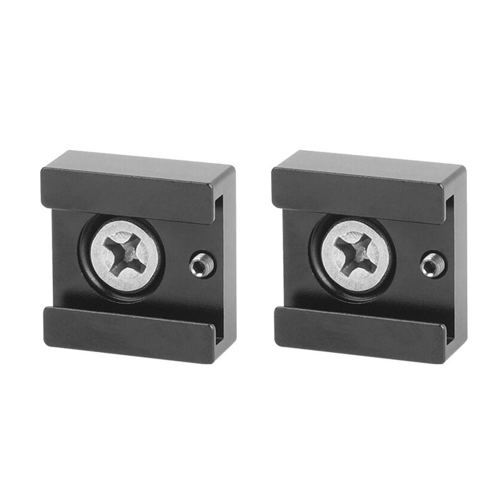 2 Pcs Camera Shoe Mount Adapter Aluminum Alloy Bracket