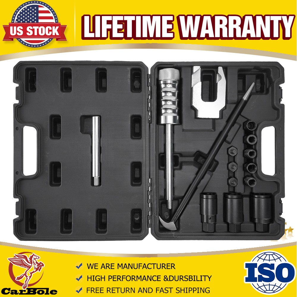 Universal Slide Hammer Diesel Injector Remover U-joint Puller Extractor Tool Set