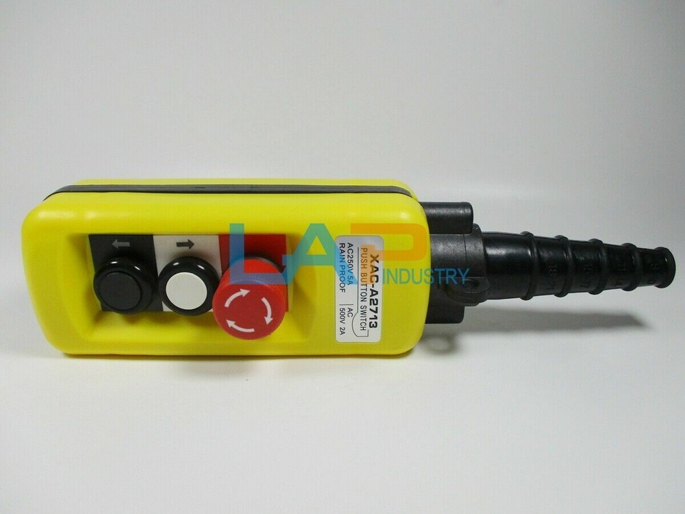 1Pcs  Pendant Control Stations Crane 2 Pushbutton Switch XAC2713 XAC-A2713