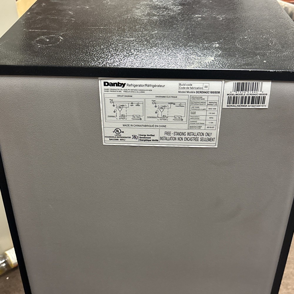 Danby Stainless Steel Refrigerator Model DCRD042C1BSSDB