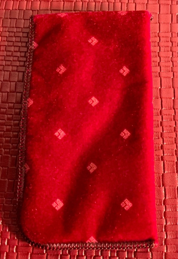 Rare Vintage Red Soft Eyeglass Case
