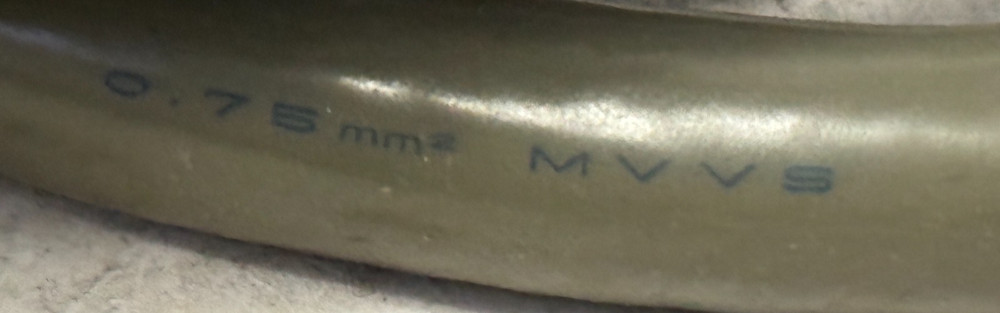 USED Fuji MVVS Cable 0.75MM^2