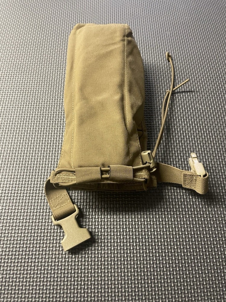 SRC/co Coyote Brown Tactical Dump Pouch Belt Mounted Utility Mag Pouch Tan