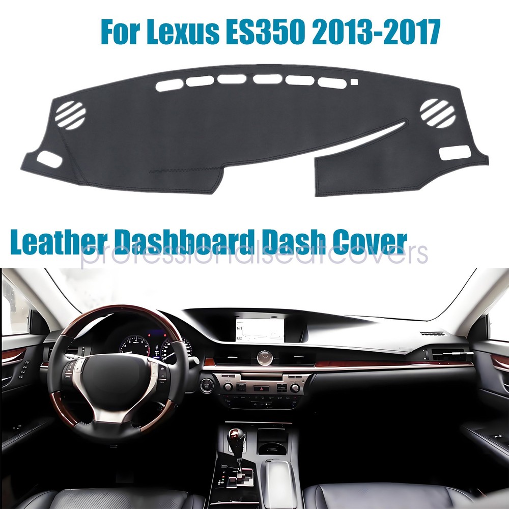 For 2013-2017 Lexus ES350 Leather Dashboard Dash Cover Dashmat Carpet Pad