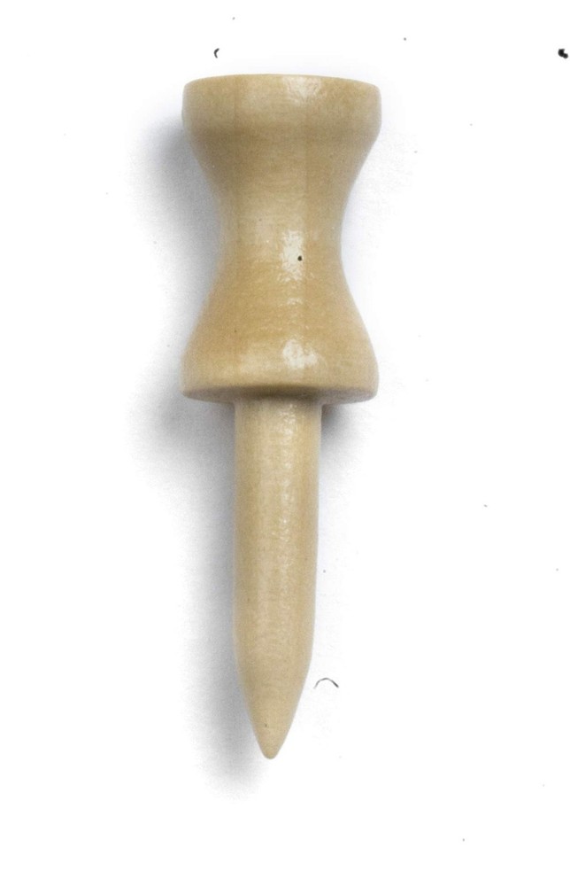 1 1/2" Step Down Tees - Pack of 100 Natural