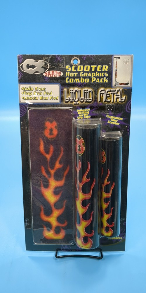 Scooter Padding Combo Pack Racing Flames NEW