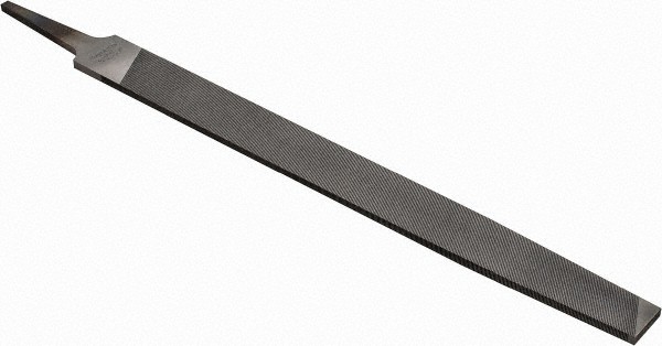 Nicholson 12" Long, Bastard Cut, Mill American-Pattern File Single Cut, 7/32"...