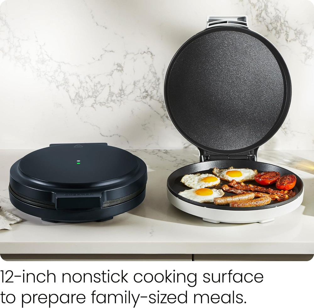 Everything Maker & Pizza Oven – 1440W Countertop Electric Pizza Maker with 12” N