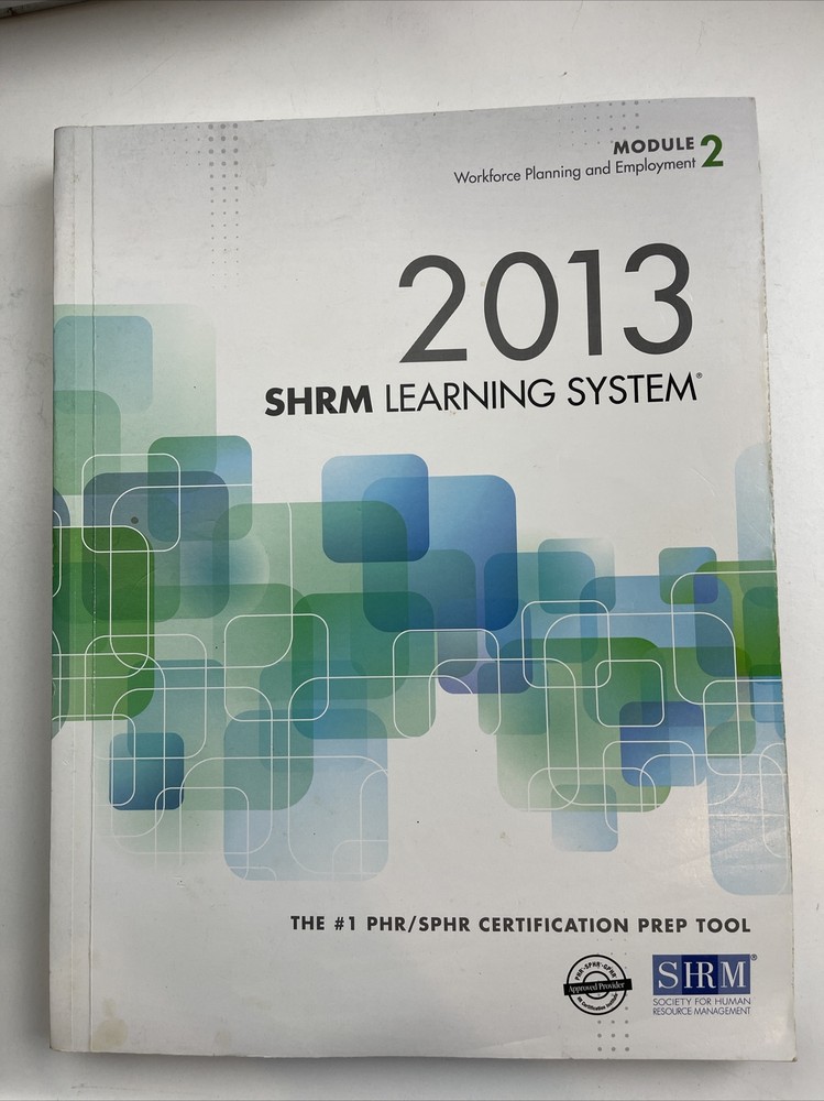 SHRM Learning System books 2013