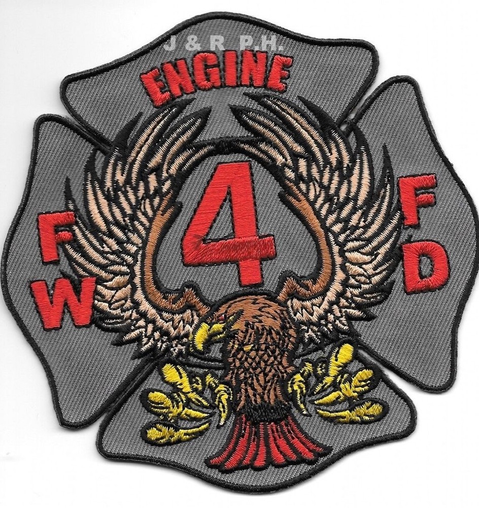 Fort Wayne  Engine - 4, Indiana (4.5" x 4.5" size) fire patch