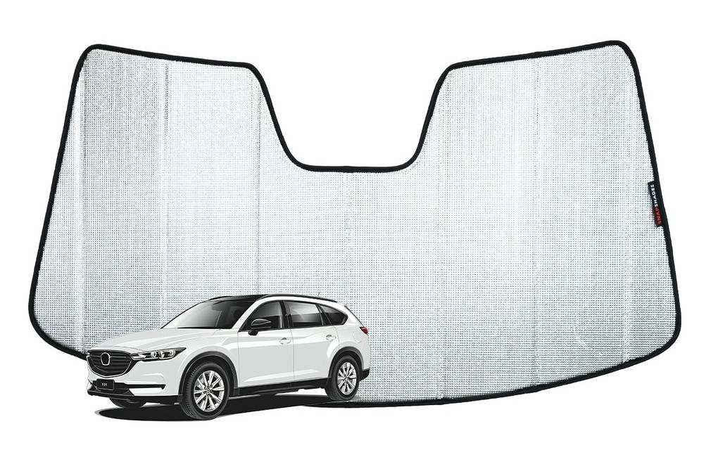 Genuine SNAPSHADES Front Windscreen Sun Shade for Mazda CX8 (2017-Present)