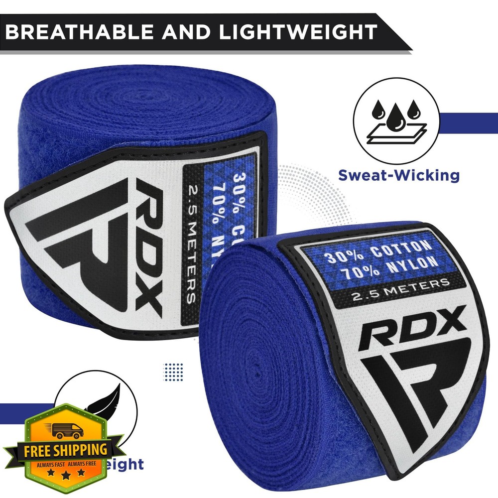 RDX Kids Boxing Wraps 2.5M, Inner Gloves, Wrist Support Training