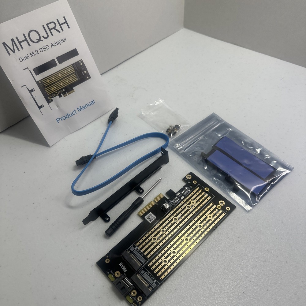 MHQKRH Dual M.2 PCIe Adapter