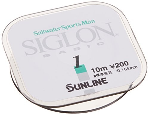 SUNLINE nylon line SIGLON basic 10m 1 No. natural clear 4lb