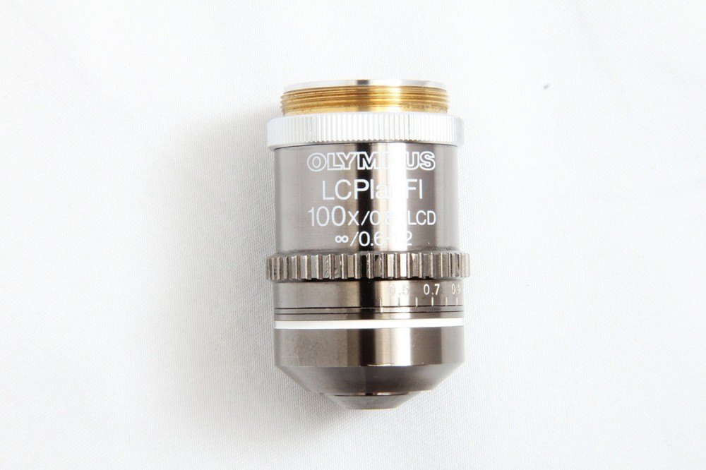 Olympus LCPlanFI 100x / 0.80 LCD Microscope Objective Lens #5633