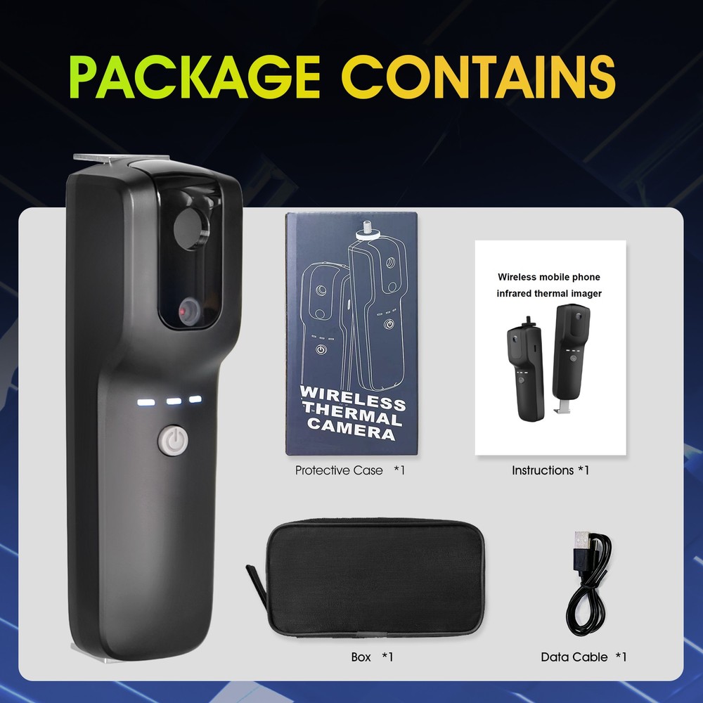 WiFi Thermal Imager Camera 256 × 192 for Smartphone Thermal Imaging IOS Android