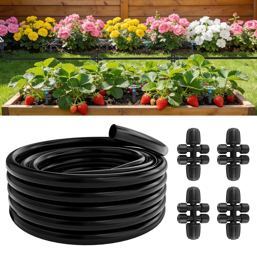 Compact Programmable Solar Automatic Plant Waterer Kit Work with Indoor Outdo...