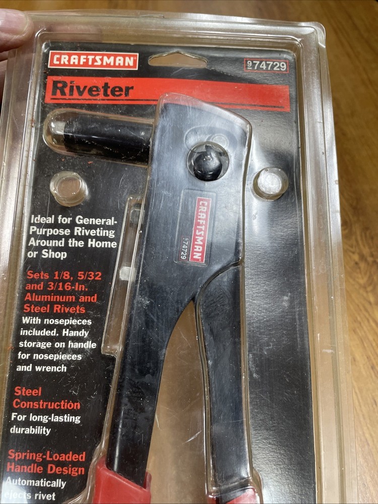 Vintage Craftsman 9-74729 Riveter Rivet Riveting Tool