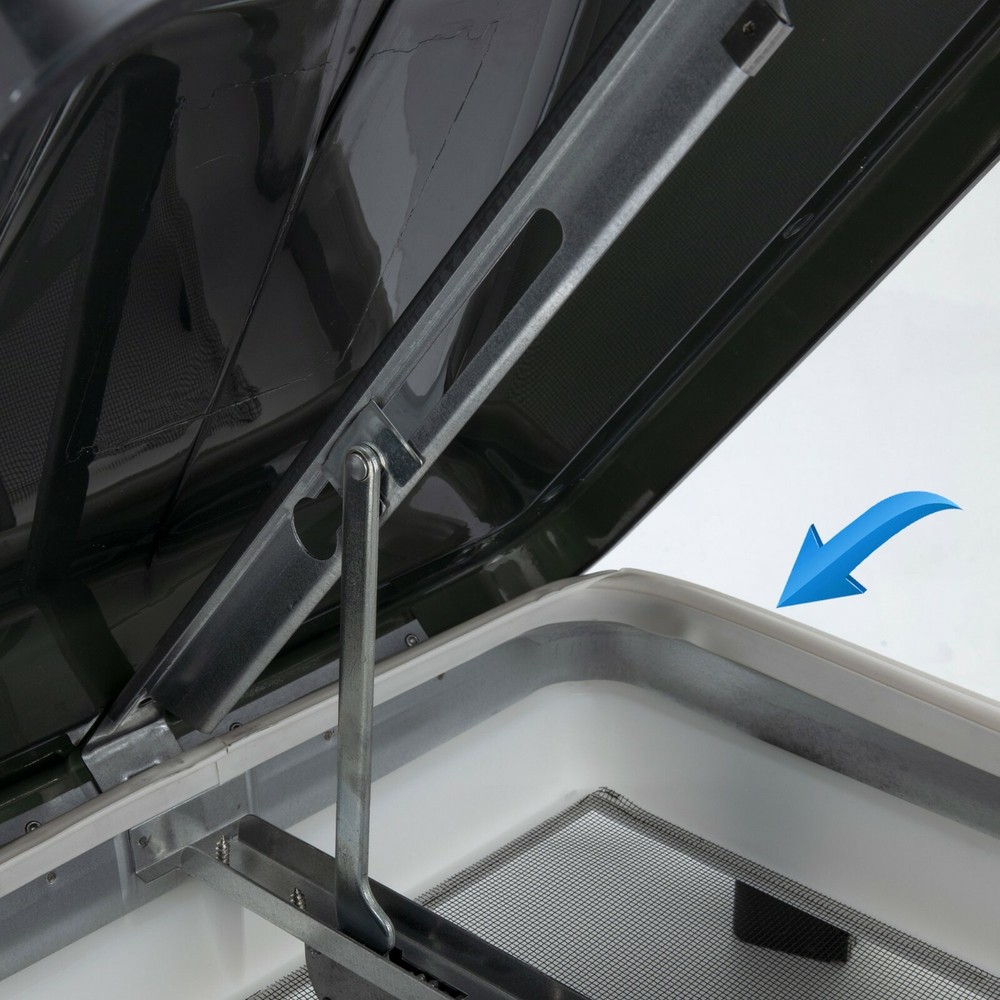 RV Roof Vent Seal White Vinyl 51" Camper Ventline Vent Fan Gasket Replacement