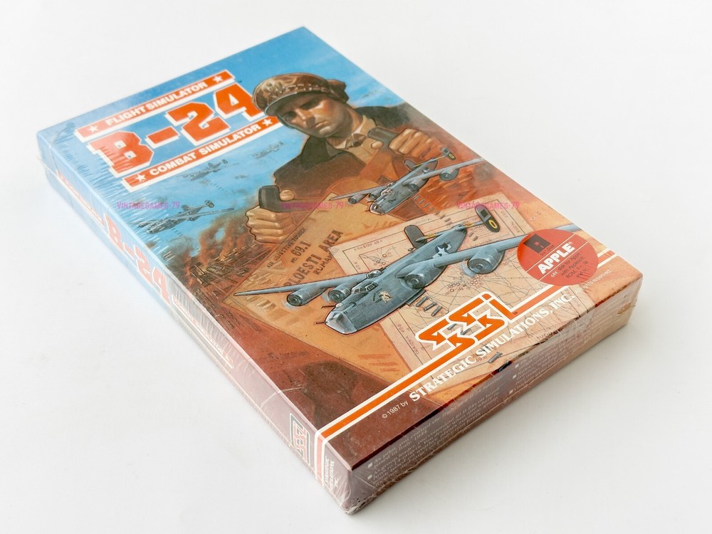 B-24 Combat Simulator - SSI - 1987 / Apple II - Sealed