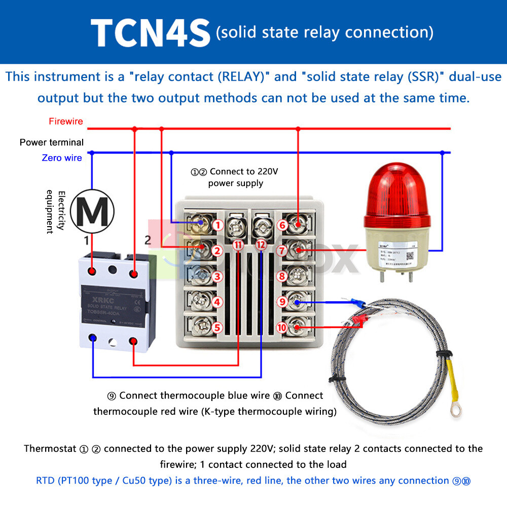 Digital PID Thermostat universal input Temperature Controller 0~1370℃ AC100~240V