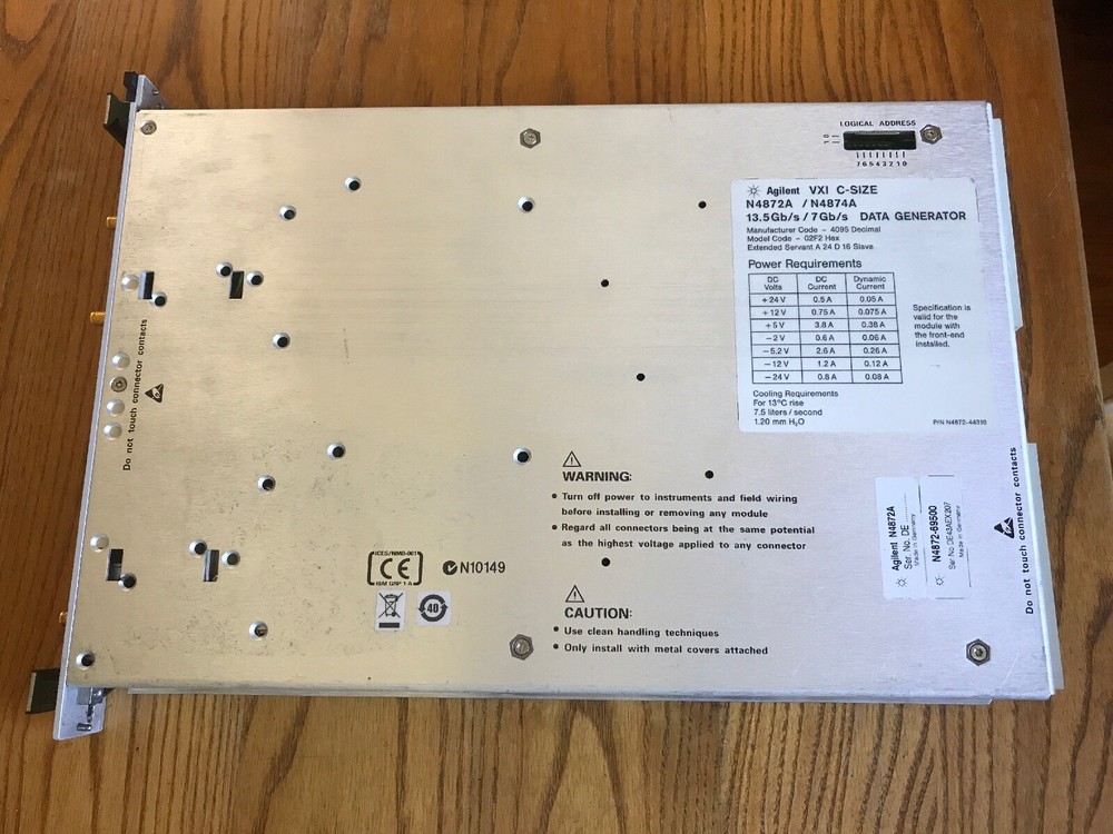 Agilent N4872A/N4874A Data Generator Module HP/Keysight N4872-69500