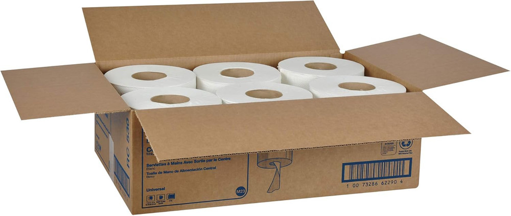 M23 Compatible Centerfeed Hand Towels - 6 Rolls, 530 Sheets Each