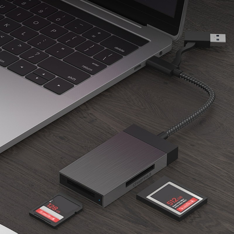 Universal USB 3.1 Cfe B Card Reader For Multiple Cameras Efficient
