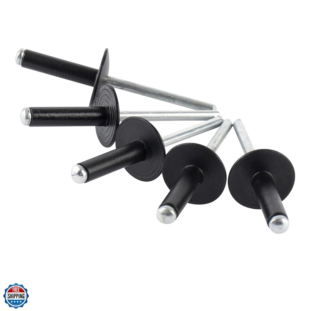 50pcs Large Flange Aluminum Blind Rivets, Pop Rivets