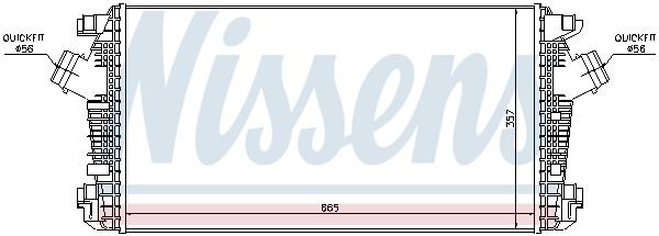 Intercooler NISSENS NS96557