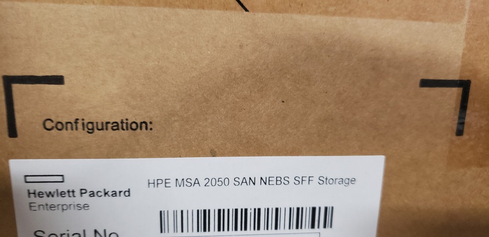 Q1J29B HPE MSA 2050 SAS Dual Controller SFF Storage HPE