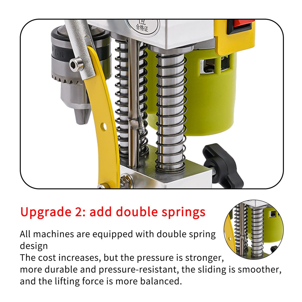Portable Drill Press Mini Electric Drill Press Bench Benchtop Drill Press 120W