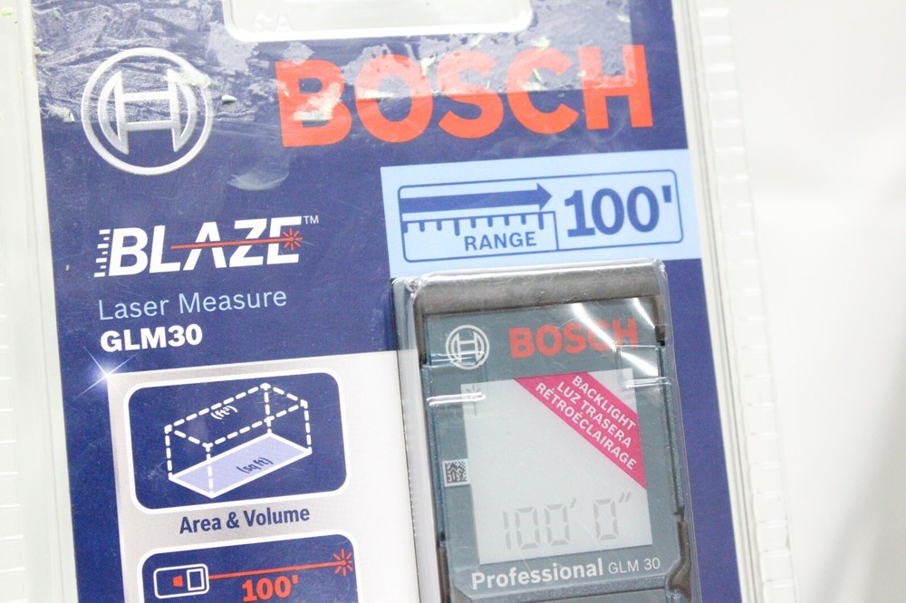 BOSCH GLM 30 100ft LASER MEASURE NEW