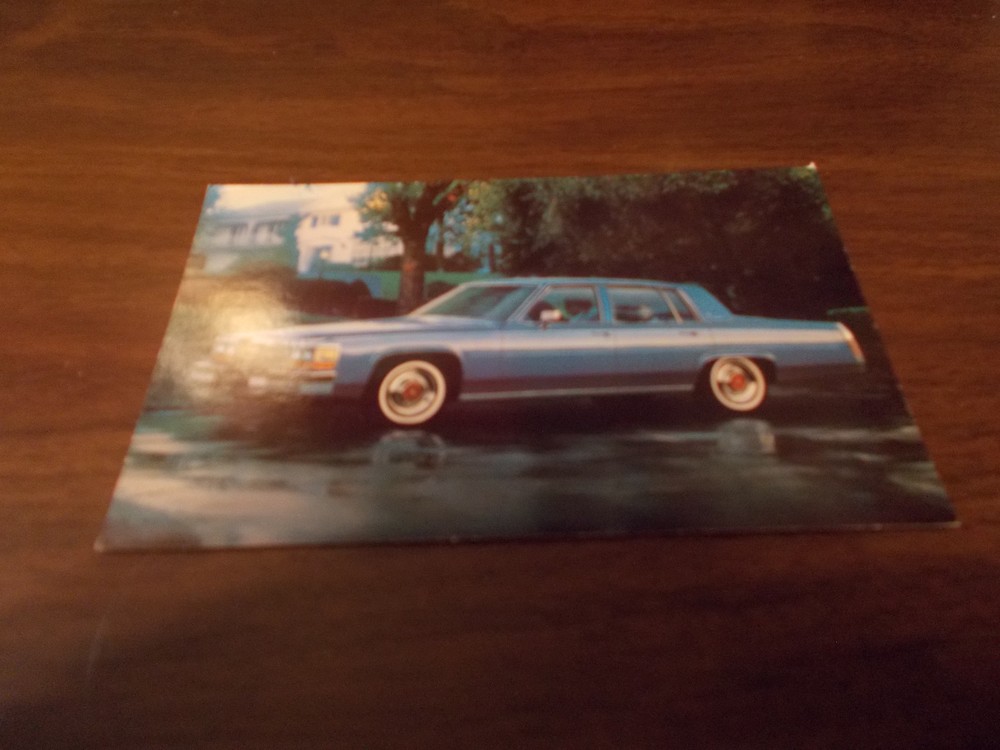 1980 Cadillac Original Advertising Postcard