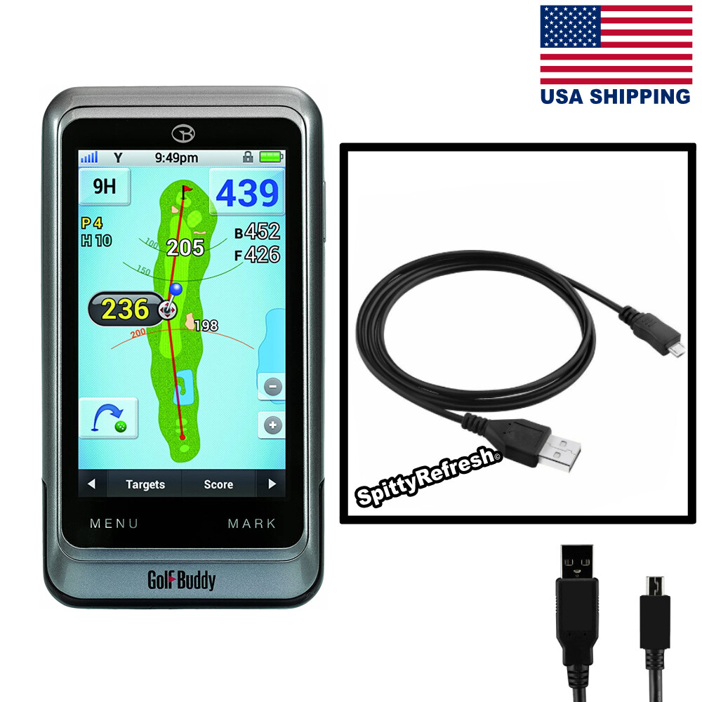GolfBuddy PT4 GPS Rangefinder USB Power Cable Transfer Replacement