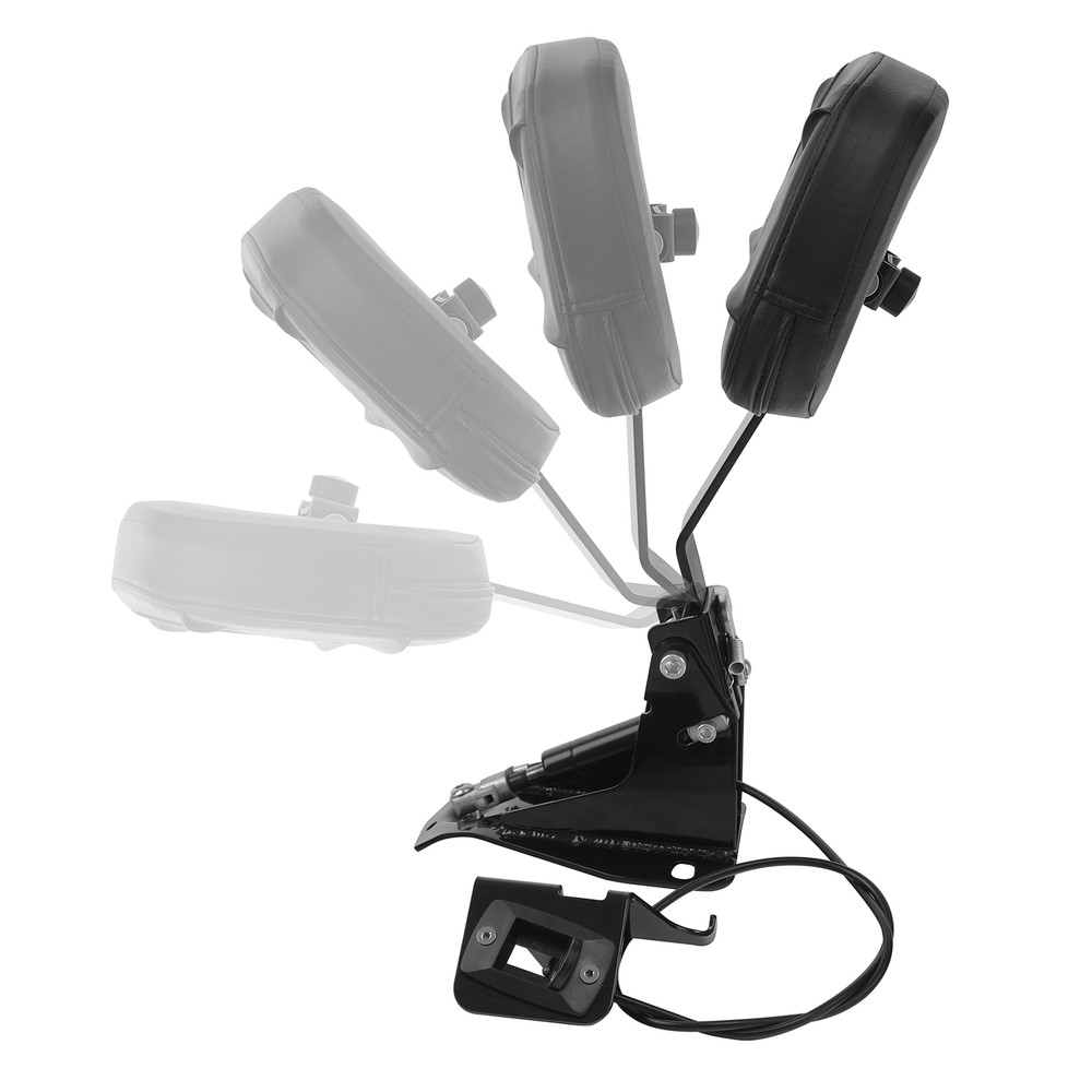 Adjustable Rider Driver Backrest Mounting Kit Fit For Harley Road Glide 09-2023