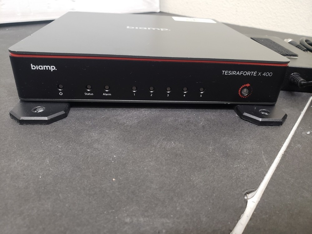 BIAMP TESIRAFORTE X 400 MEETING ROOM DSP MULTI-EFFECTS PROCESSOR - With Adapter