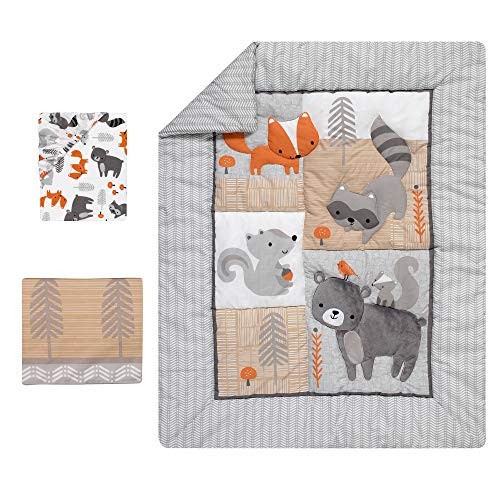 Acorn 3-Piece Crib Bedding Set